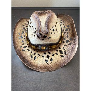 Tea Stain Cowboy Hat